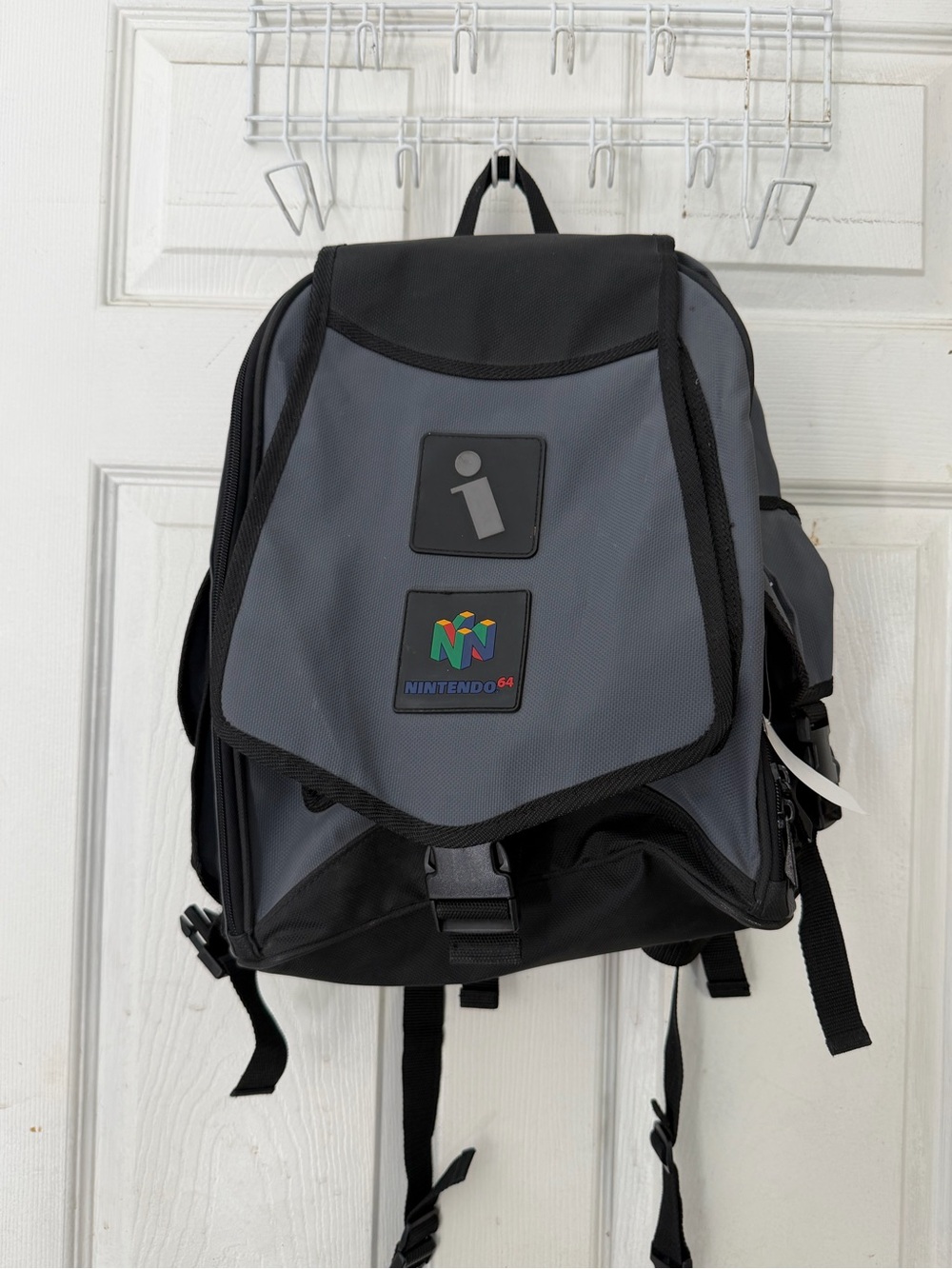 Vintage Interact Console Black & Grey Backpack Nintendo 64